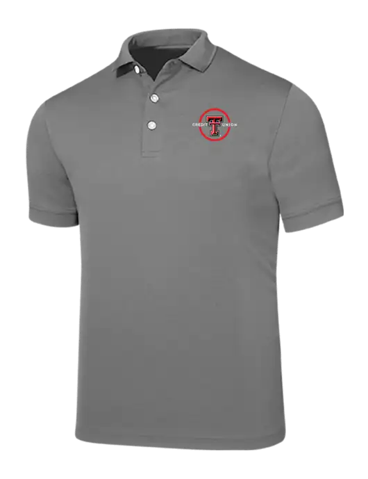 Callaway Ottoman Medium Grey Polo w/Texas Tech CU Logo