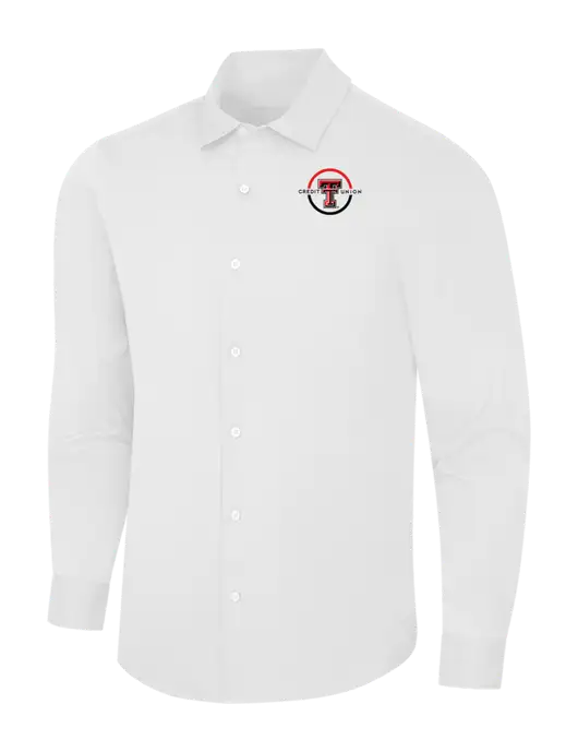 White City Stretch Shirt w/Texas Tech CU Logo