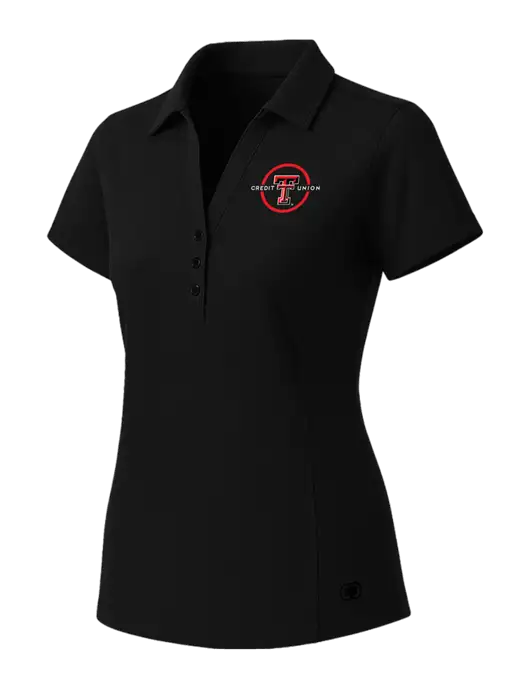 OGIO Womens Blacktop ONYX Polo w/Texas Tech CU Logo