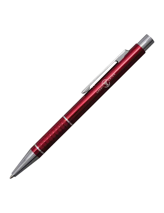 St George Red Pen - Blue Ink w/Texas Tech CU Logo