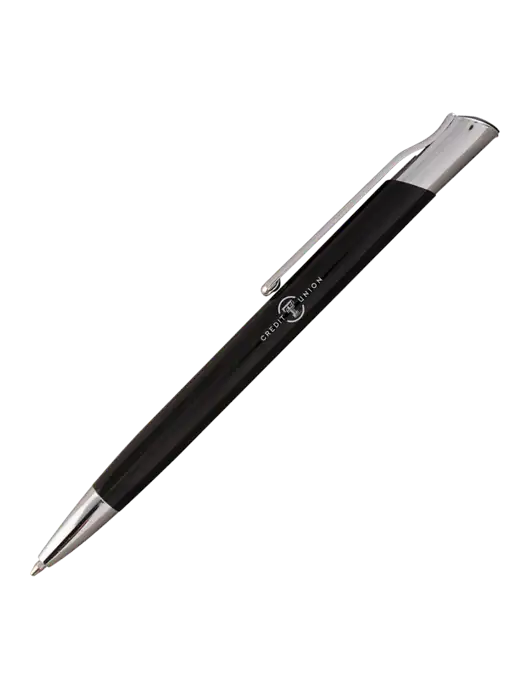San Malo Black Pen - Black Ink w/Texas Tech CU Logo