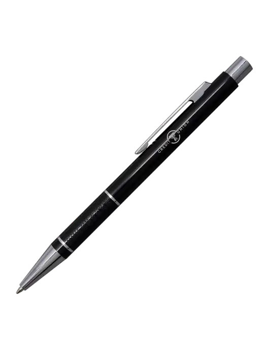 St George Black Pen - Blue Ink w/Texas Tech CU Logo