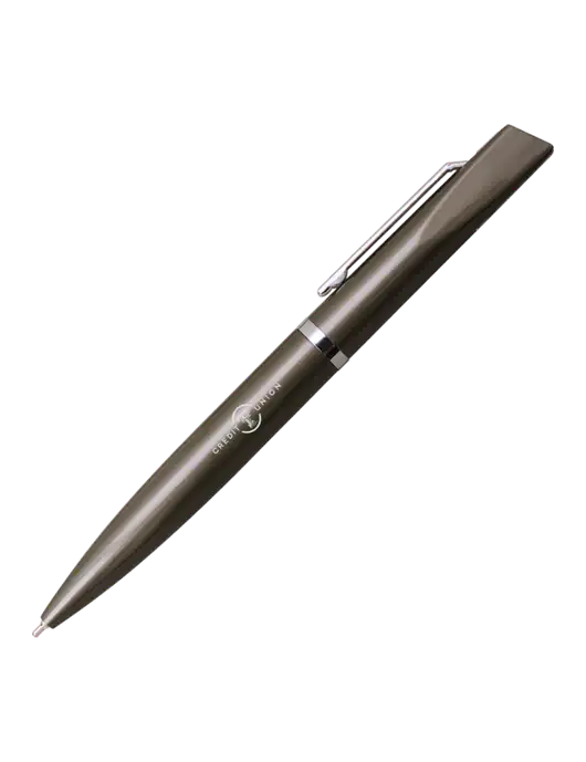 Santos Gunmetal Pen - Black Ink w/Texas Tech CU Logo