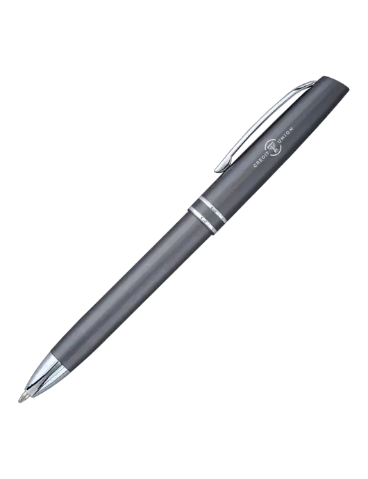 Gunmetal Anguilla Black Ink Pen w/Texas Tech CU Logo