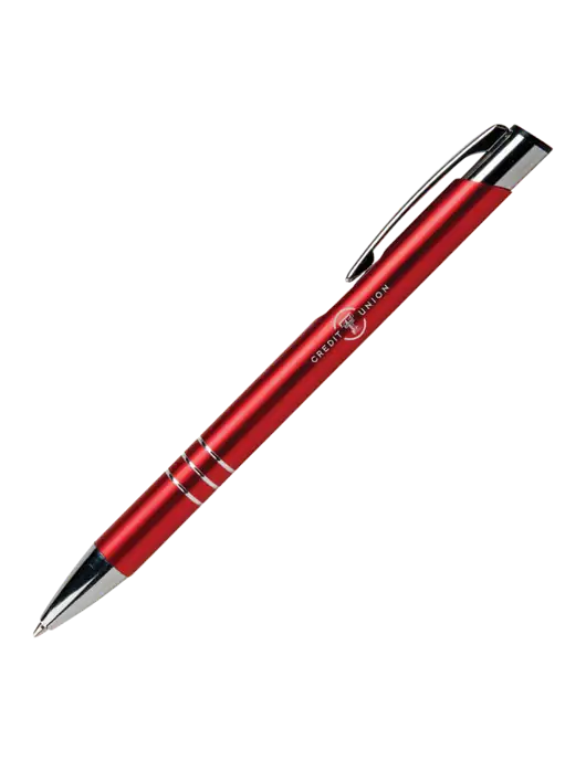 Laurent Red Pen - Black Ink w/Texas Tech CU Logo