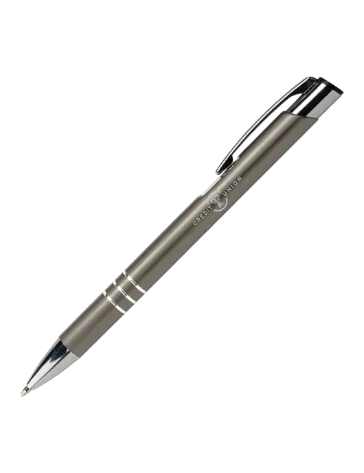 Laurent Gunmetal Pen - Black Ink w/Texas Tech CU Logo