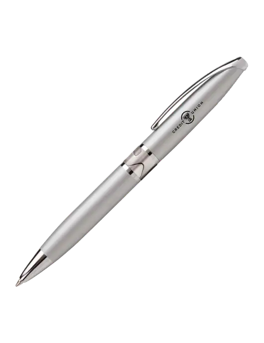 Illusion Silver Pen - Black Ink w/Texas Tech CU Logo