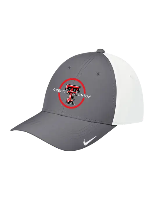 Nike Dark Grey/White Dri-FIT Legacy Cap w/Texas Tech CU Logo