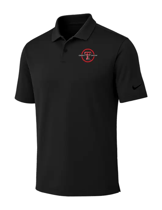 Nike Black Dri-FIT Vapor Polo w/Texas Tech CU Logo