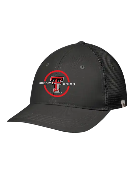 Carhartt Black Trucker Rugged Pro Series Cap w/Texas Tech CU Logo