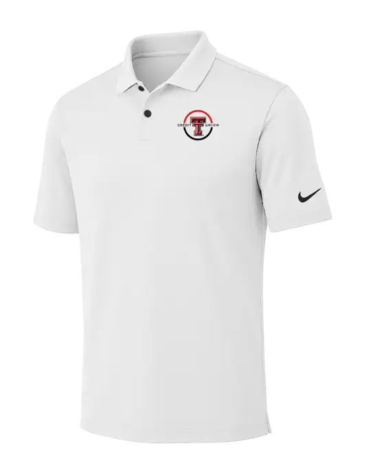 Nike White Dri-FIT Vapor Polo w/Texas Tech CU Logo