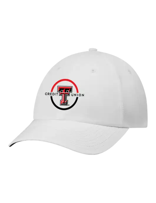Richardson Relaxed Performance Lite White Cap w/Texas Tech CU Logo