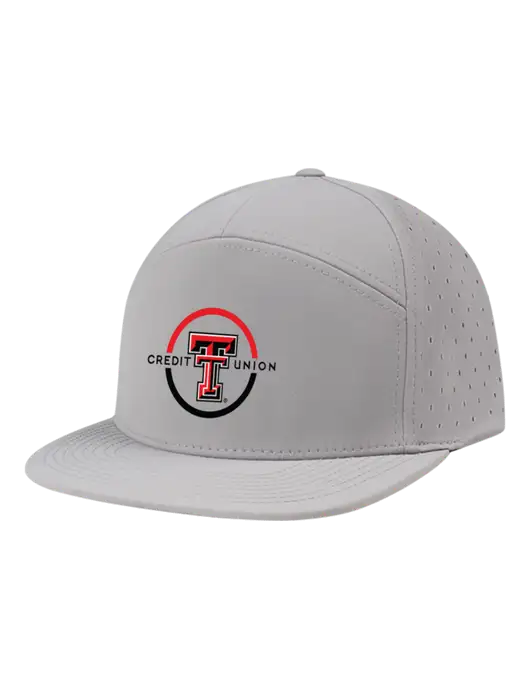 Richardson Light Grey Cannon Cap w/Texas Tech CU Logo