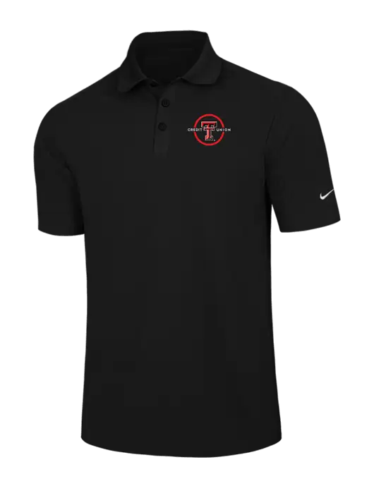 Nike Black Dri-FIT Classic Polo w/Texas Tech CU Logo