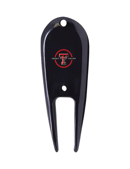 Black Divot Tool w/Texas Tech CU Logo