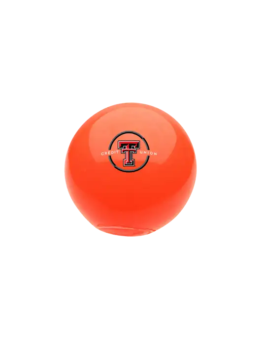 Light Up Red Bounce Ball w/Texas Tech CU Logo