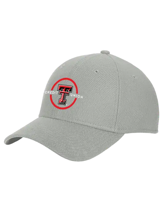 New Era Diamond Era Medium Grey Stretch Cap w/Texas Tech CU Logo